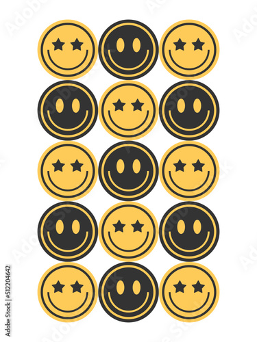 Smiley Face, Face Vector, Smiling Vector, Smiley Face Icon, Vector Illustration Background