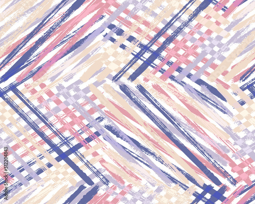 Messy gouache artwork vector illustration. Brush