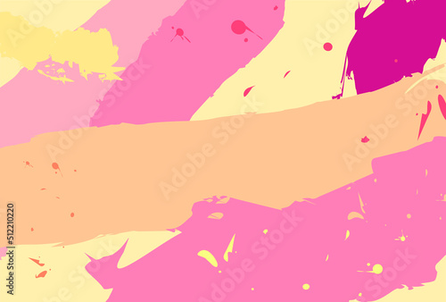 fashionable cosmetic abstract background. shades of lipstick. modern vector illustration for magazines, covers, cosmetics catalogs. dusty rose. the background is made in pastel colors. chaotic spots s