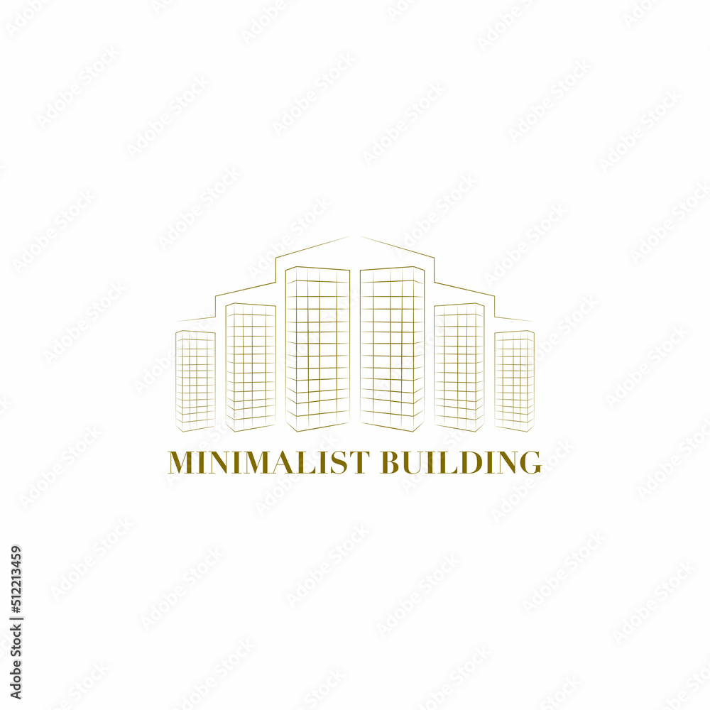 Minimalist building logo