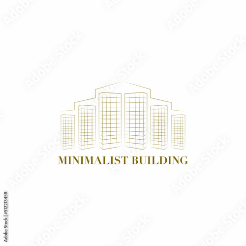 Minimalist building logo