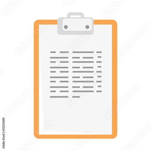 checklist clipboard document