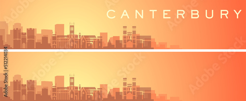 Canterbury Beautiful Skyline Scenery Banner