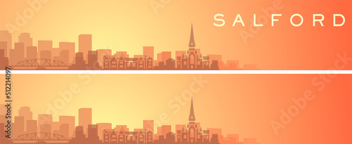 Salford Beautiful Skyline Scenery Banner