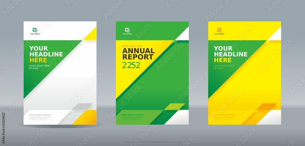 Random modern white, green and yellow triangles cover template for annual report, magazine, booklet, portfolio, proposal Random modern white, green and yellow triangles cover template for annual report, magazine, booklet, portfolio, proposal