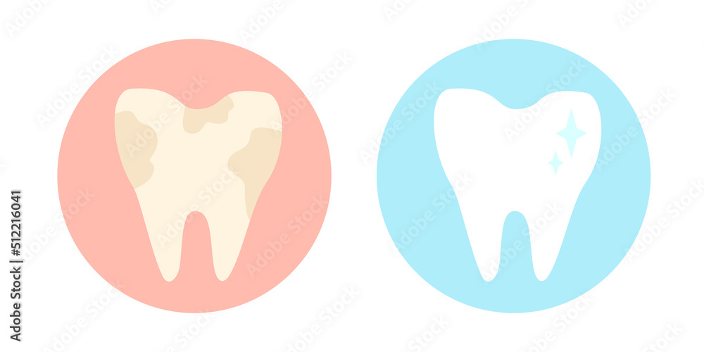 Vector set icon tooth. Vector illustration of teeth stomatology. Vector set icon tooth. Vector illustration of teeth stomatology.