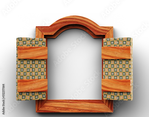 Festa Junina wooden window