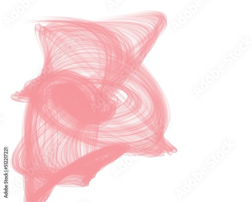 pink bank isolated on white