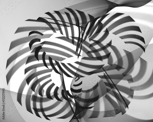 Obraz na płótnie abstract black and white background w salonie