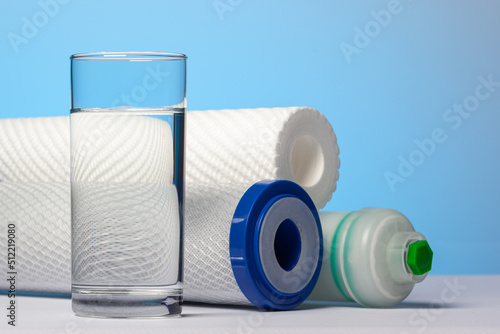 Replacement set of water filter cartridges
