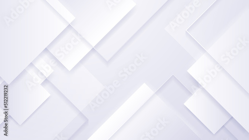 Modern minimal geometric white light background abstract design. Vector abstract graphic design banner pattern background template.