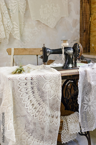Vintage sewing machine