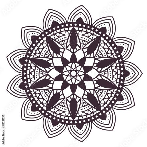 floral mandala style ethnicity