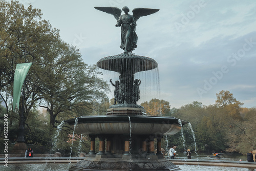 fountain in the central park