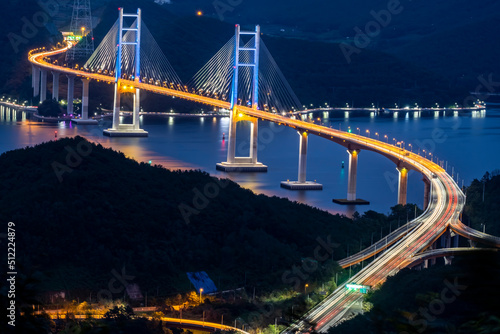 Scenic view of bridge during sunset