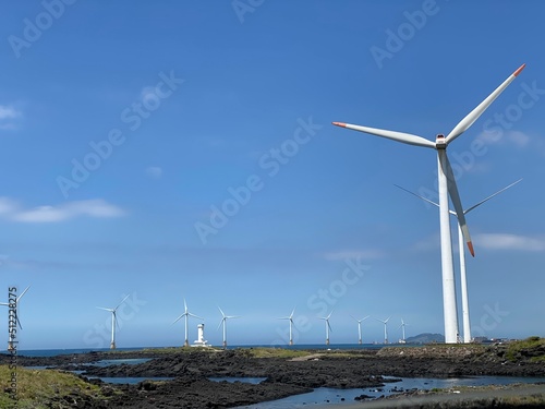 wind turbines farm