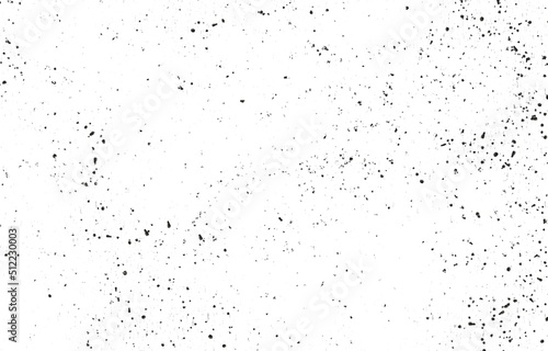 Grunge black and white pattern. Monochrome particles abstract texture. Background of cracks, scuffs, chips, stains, ink spots, lines. Dark design background surface.  © baihaki