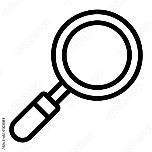 magnifier line icon