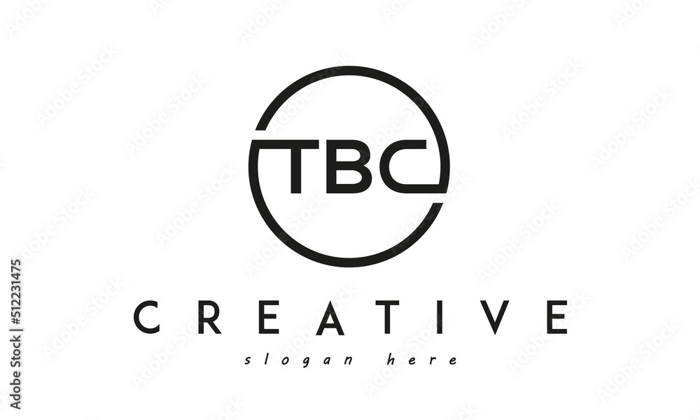 initial BBC three letter logo circle black design initial BBC three letter logo circle black design