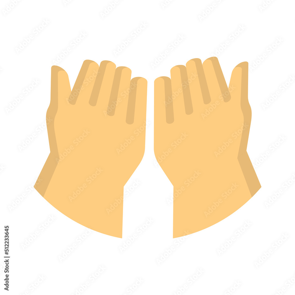 Obraz premium Hands icon design template vector illustration