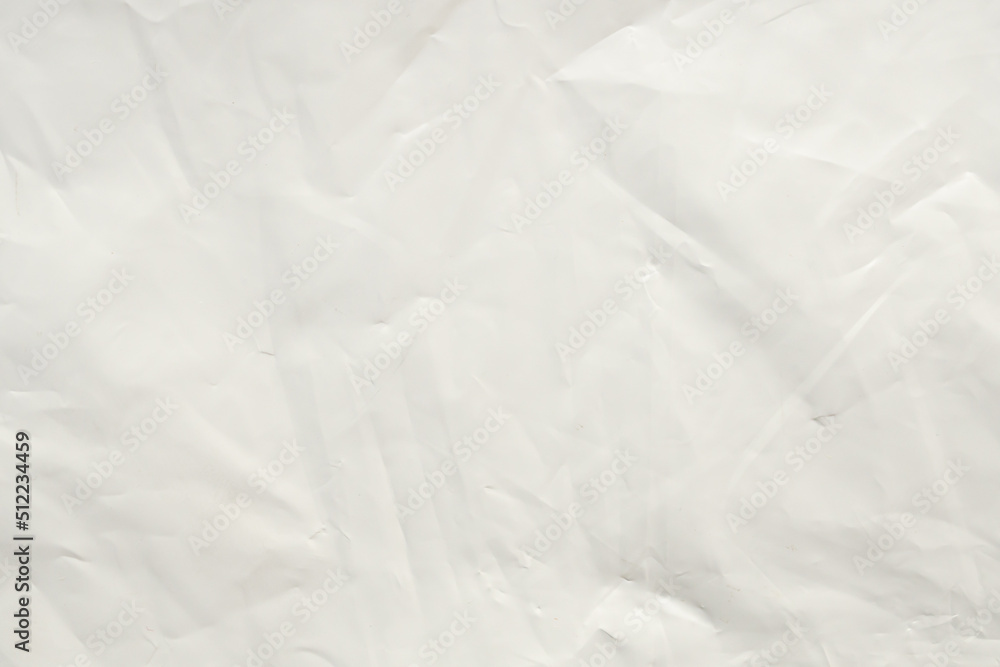 Fototapeta premium White plastic bag texture background close up