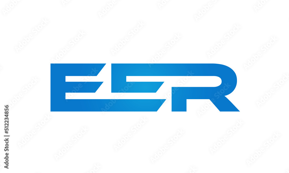 Connected EER Letters logo Design Linked Chain logo Concept Connected EER Letters logo Design Linked Chain logo Concept