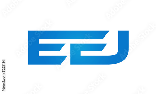 Connected EEJ Letters logo Design Linked Chain logo Concept  © PIARA KHATUN