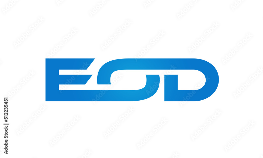 Connected EOD Letters logo Design Linked Chain logo Concept
Connected EOD Letters logo Design Linked Chain logo Concept