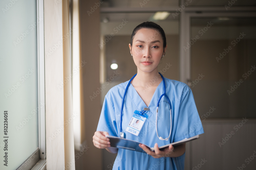 Portraits Asian doctor women working in hospital , female doctor in lab Portraits Asian doctor women working in hospital , female doctor in lab