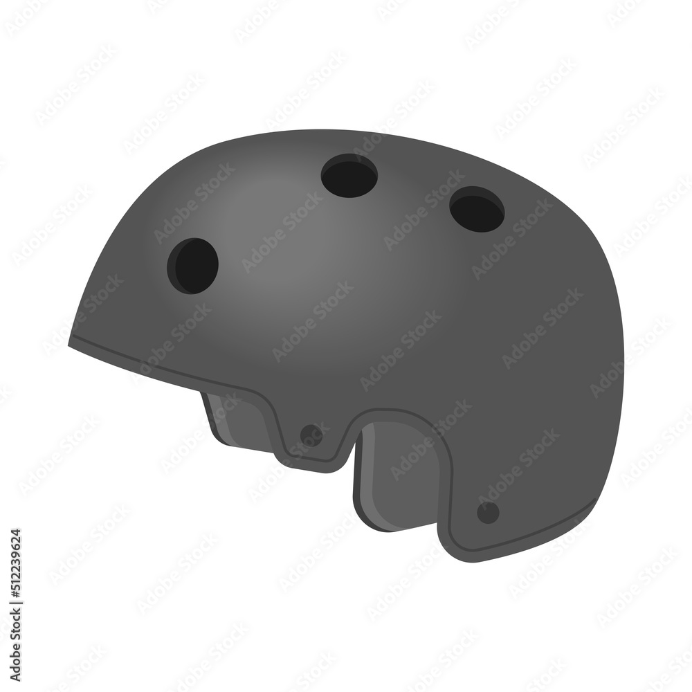 スケートボード用のヘルメットのイラスト スケートボード用のヘルメットのイラスト