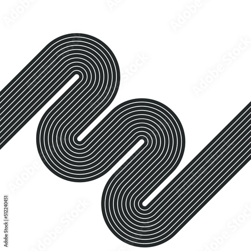 Simple line background.Vector illustration.