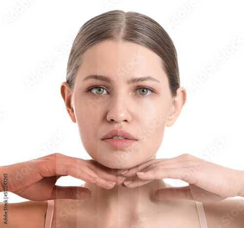 Portrait of pretty young wo...