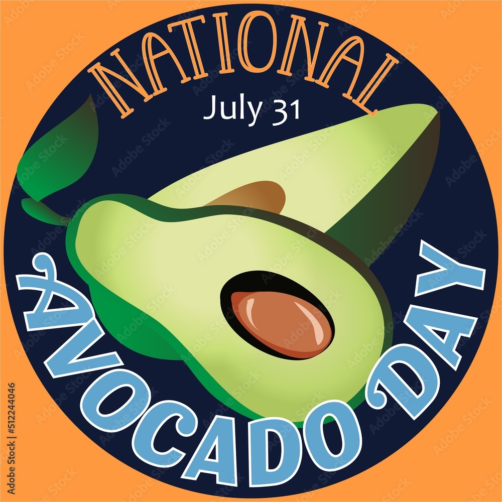 National Avocado Day Sign and Vector Badge Stock Vector Adobe Stock