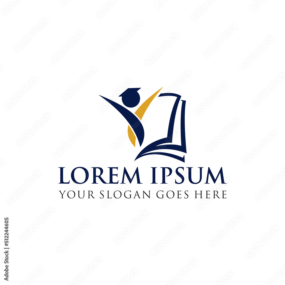 Fototapeta premium EDUCATION LOGO , UNIVERSITY LOGO VECTOR