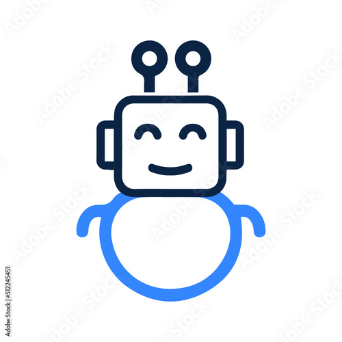 Robot Adviser or Alien icon photo