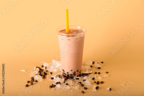 Plastic cup of tasty bubble...