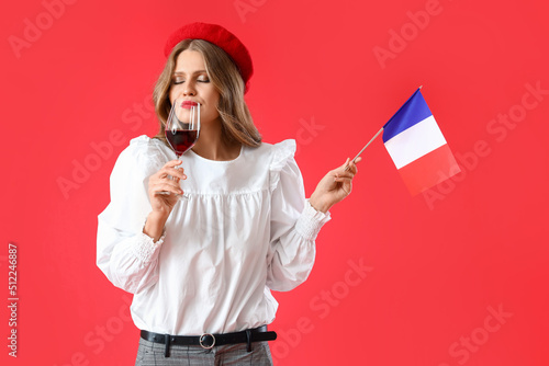 Beautiful young woman with ...