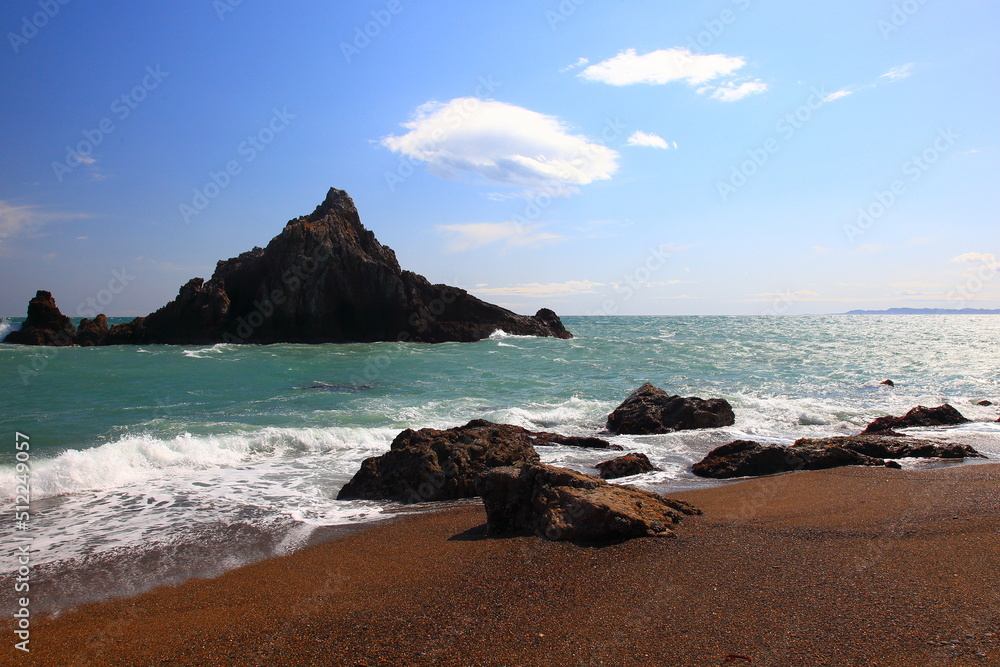 伊良湖岬の海辺