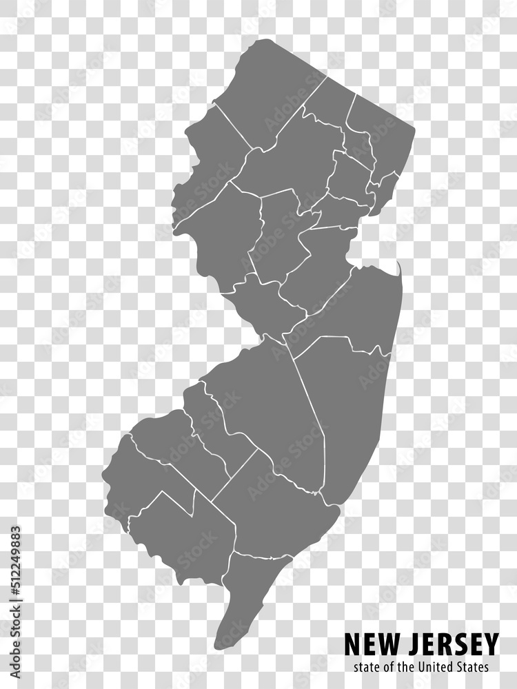 State New Jersey map on transparent - 1000 F 512249883 W0JE2uQPOUxxAwdxIxRu6bdcRsHxJmCe 