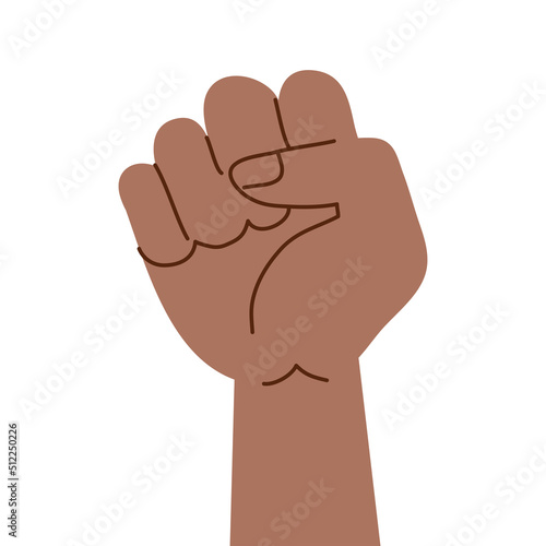 afro hand fist