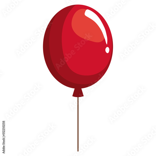 red balloon helium float