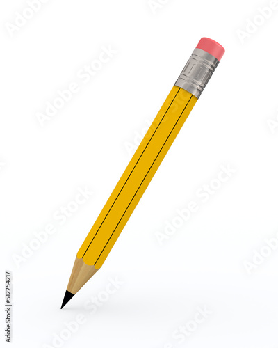 pencil on white background....