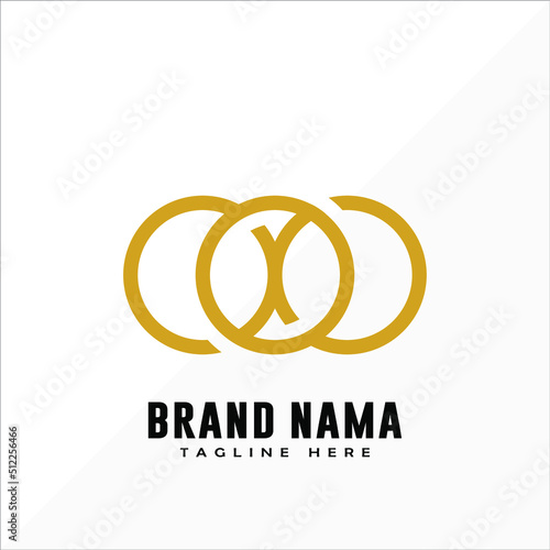 Abstract Luxury Logo Design. Logo design creative idea vector illustration template