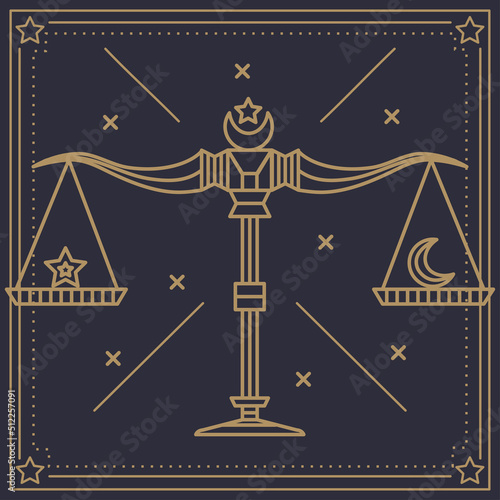 libra astrology zodiac symbol