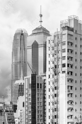 High rise buildings in Hong Kong city