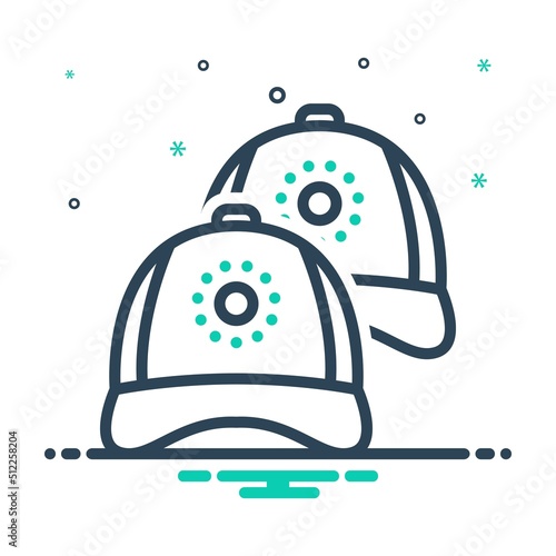 Mix icon for caps
