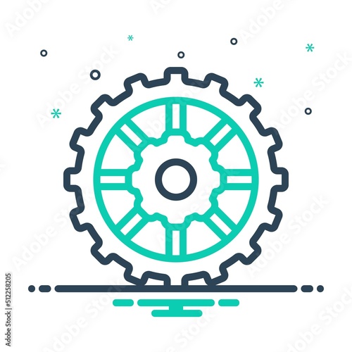 Mix icon for circular