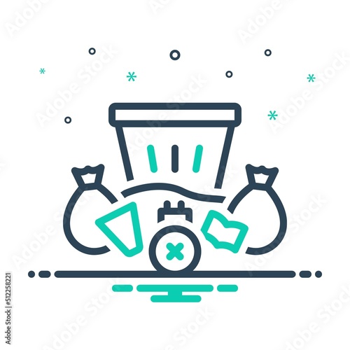 Mix icon for illegal