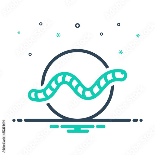 Mix icon for worm