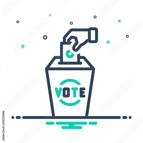 Mix icon for elections